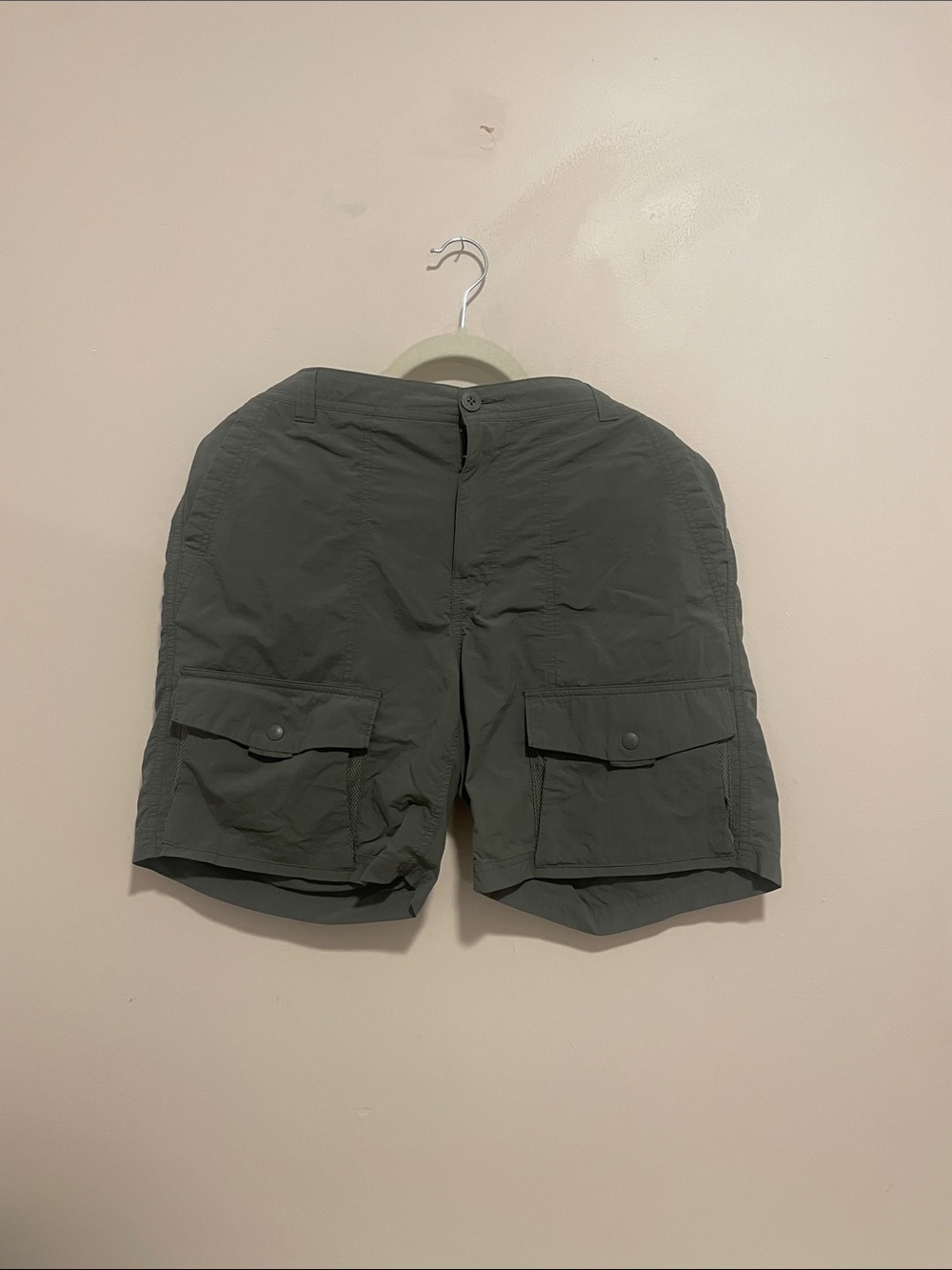 Men's Cargo Hiking Shorts in Olive Green - Lightweight Utility Style - Rei Co-op